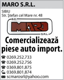  MARO S.R.L. - Comerciant piese auto