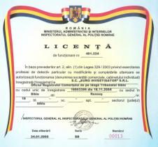 Euro Investigator  S.R.L.