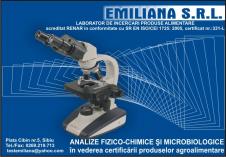 EMILIANA S.R.L. - Laborator de testare produse