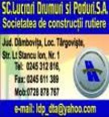 LUCRARI DRUMURI SI PODURI DAMBOVITA SA